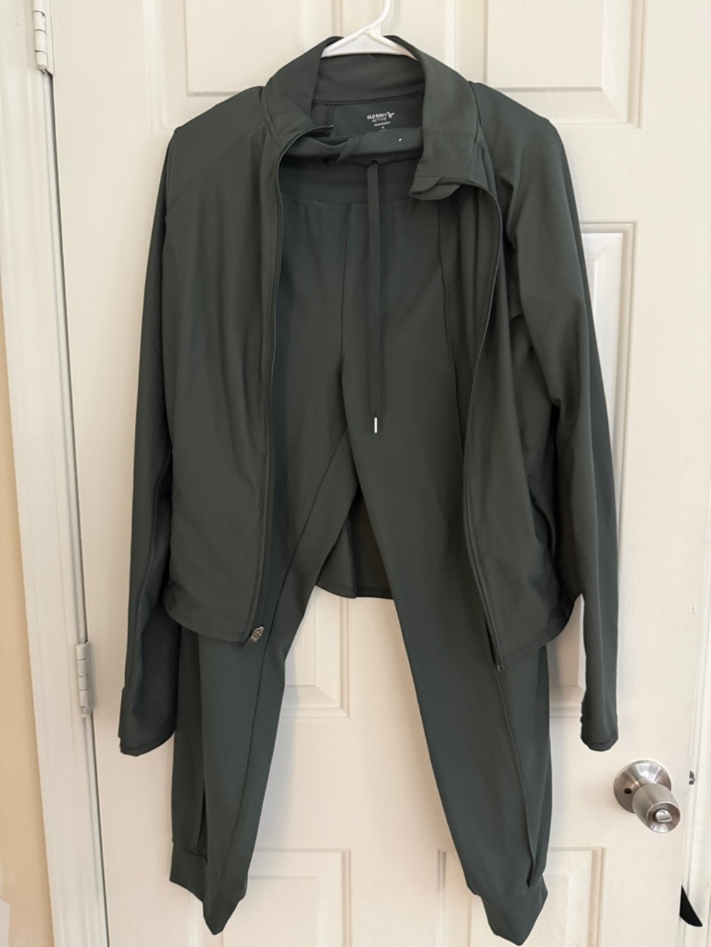 Old Navy Olive Green Track Joggers and Jacket